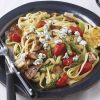 Fettuccine com Aspargos Grelhados e Shiitake