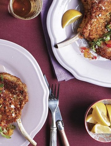 Costeletas de Porco a Milanesa