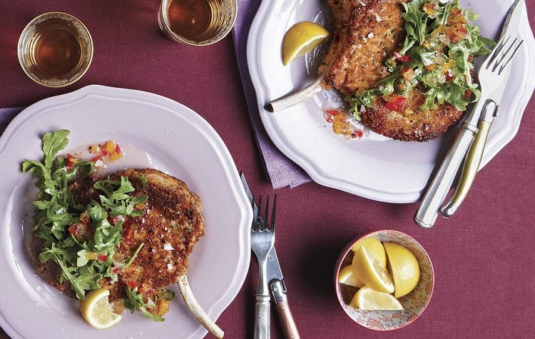 Costeletas de Porco a Milanesa