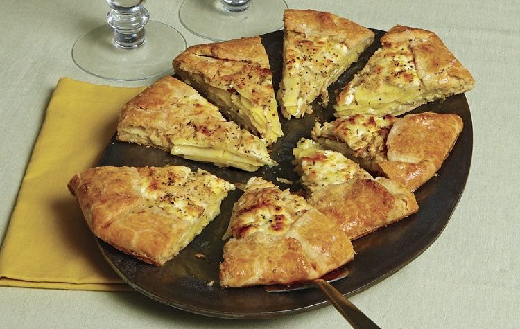 Galette de Batata e Alho-poro com Alecrim