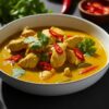 Frango ao Curry com Leite de Coco