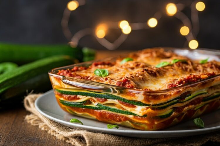 Receita de Lasanha Low Carb de Abobrinha