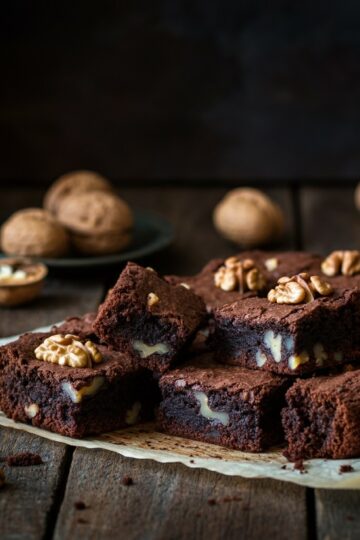 Brownie de Chocolate com Nozes