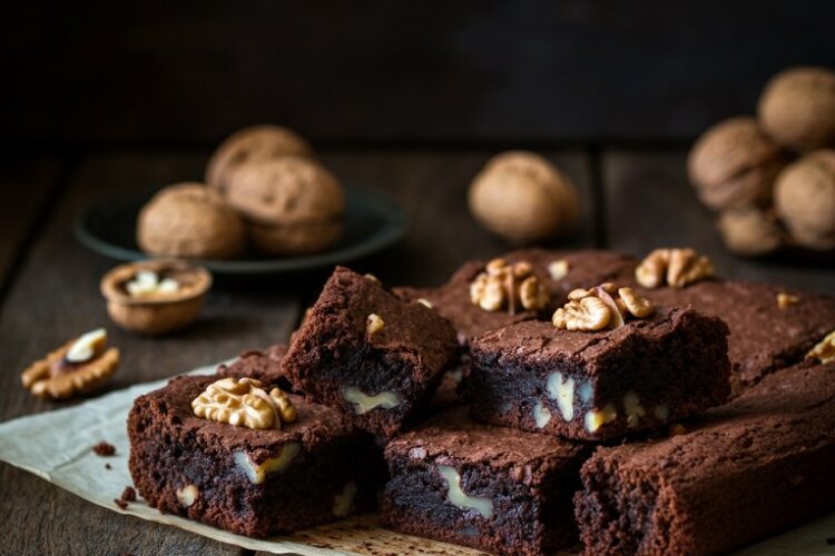 Brownie de Chocolate com Nozes
