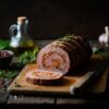 Rocambole de Carne Moída Recheado e Suculento